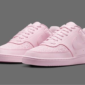 Nike Court Vision Low Pink Foam Lace Women’s Size 8.5 US New in Box NIB